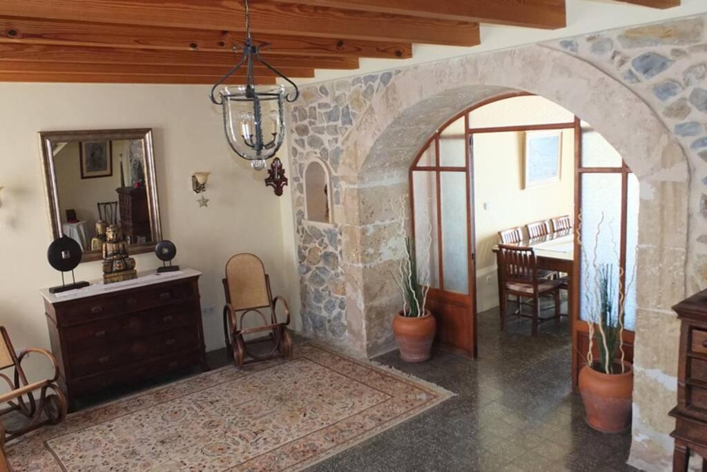 Villa Maria, bonita casa con jardín y piscina privada en Andratx  Exterior foto