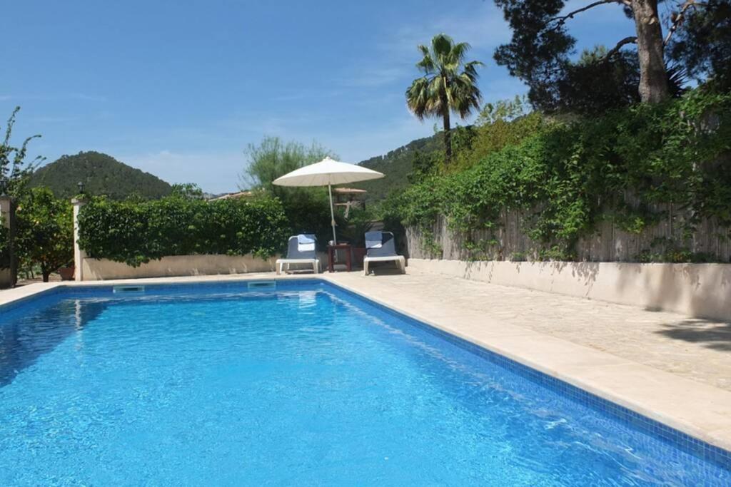 Villa Maria, bonita casa con jardín y piscina privada en Andratx  Exterior foto