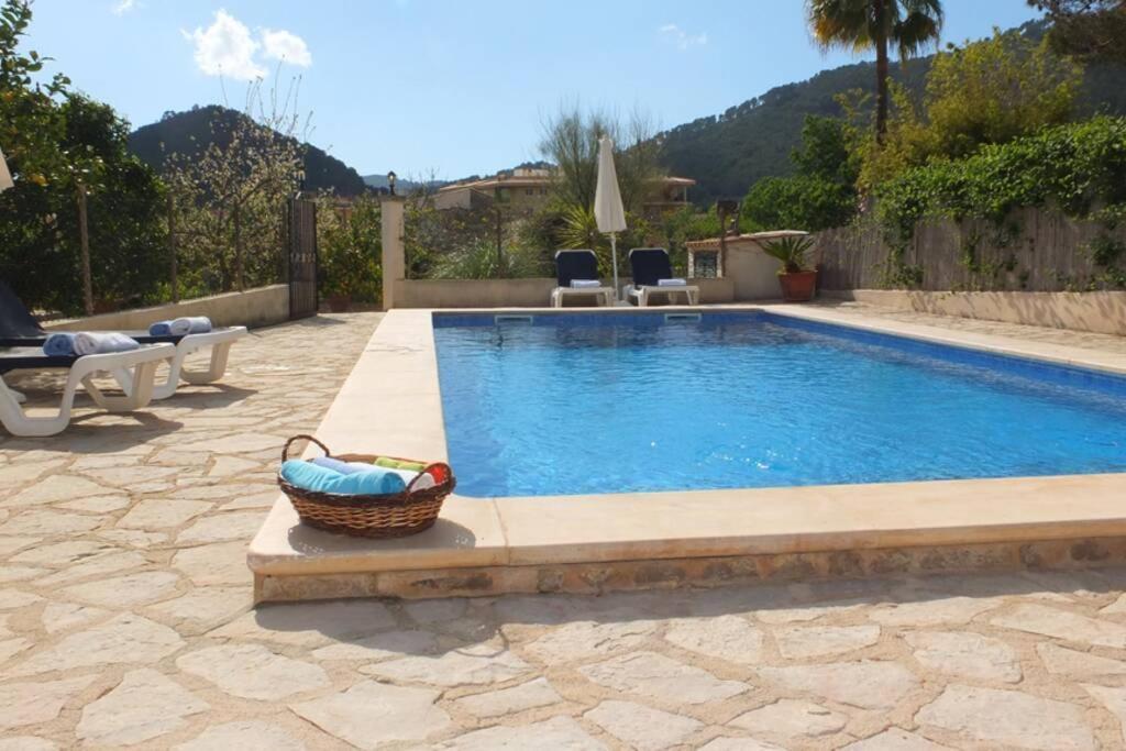 Villa Maria, bonita casa con jardín y piscina privada en Andratx  Exterior foto